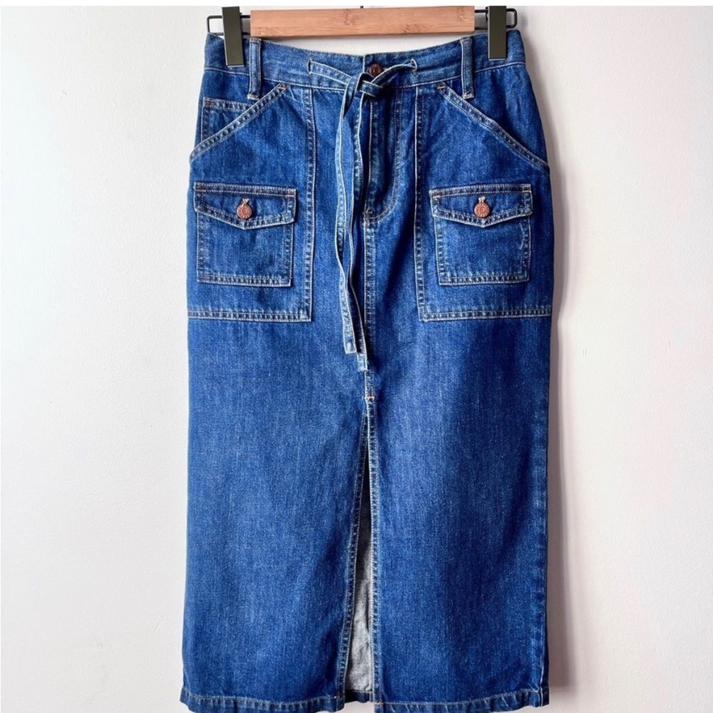 Madewell Denim Cargo Skirt